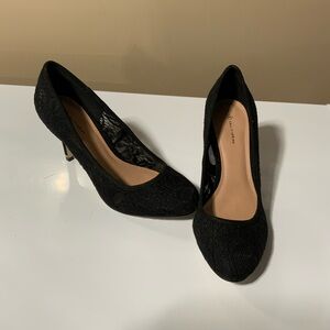 Brand new Beautiful black lace heels